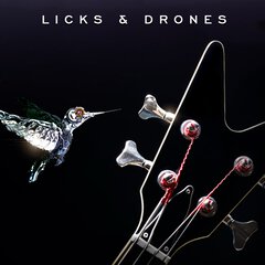 Album art for the ATMOSPHERIC album LICKS & DRONES