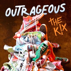 Album art for the ROCK album OUTRAGEOUS by THE K!X