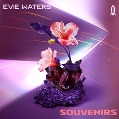 Album art for the POP album SOUVENIRS by EVIE WATERS