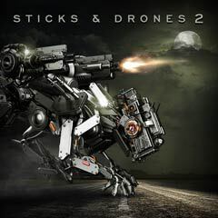 Album art for the ATMOSPHERIC item STICKS AND DRONES 2 by MEL WESSON.