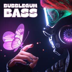 Album art for the EDM album BUBBLEGUM BASS